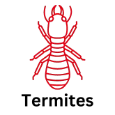termite icon in red